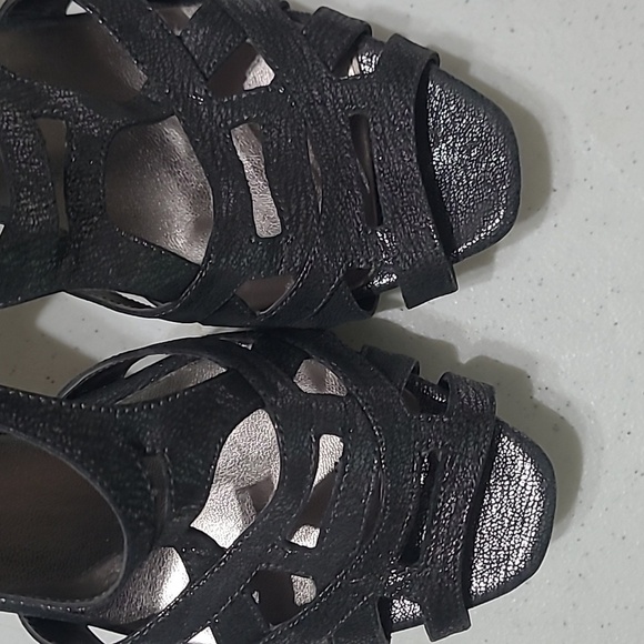 Nine West platform heeled sandals size 8 - Picture 7 of 14